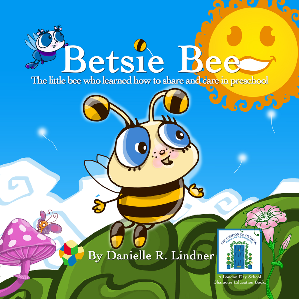 A child’s first experience in school is often the first time they are expected to share with others. Betsie Bee is the little bee who learns that sharing and caring for others brings wonderful rewards.